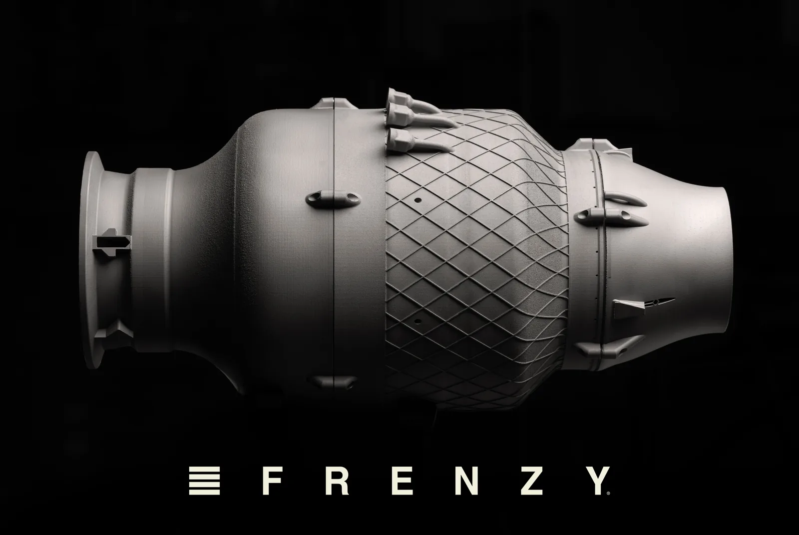 Official Beehive Industries Frenzy engine image with product wordmark