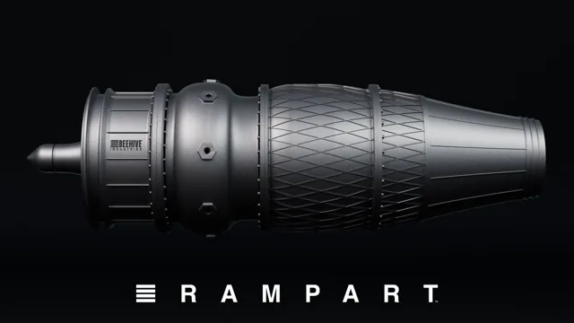 Official Beehive Industries Rampart engine image with product wordmark