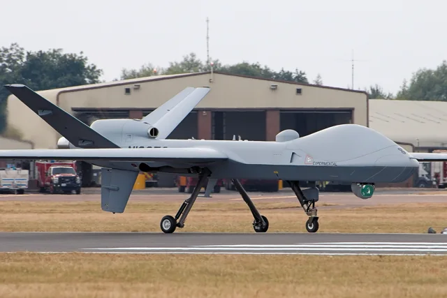 General Atomics MQ-9B SkyGuardian experimental aircraft N190TC at RIAT 2018