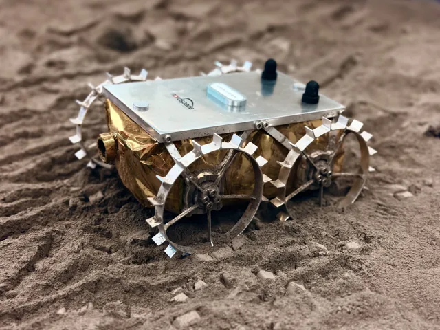 NordSpace TERRY lunar rover during ground testing